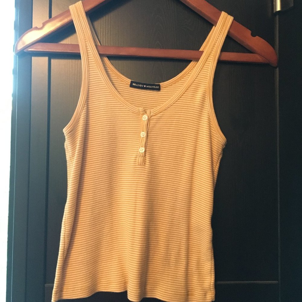 Brandy Melville dalis striped tank
